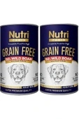 Nutri Canine Nutri Canin Yaban Domuzu Etli Tahılsız Yetişkin Köpek Konservesi 400 G 2 Adet - 1