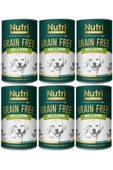 Nutri Canine Nutri Canin Kuzu Etli Tahılsız Yaşlı Köpek Konservesi 400 G 6 Adet - 1