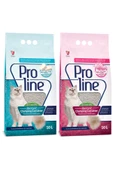 Pro Line Proline Doğal Topaklanan Baby Powder Ve Marsilya Sabunlu Kedi Kumu 10 lt 2 Adet - 1