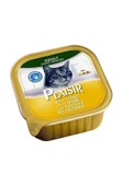 Plaisir Hindi Etli Pate Yetişkin Kedi Yaş Maması X 12 Adet 100 g - 1