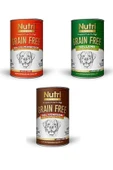 Nutri Canine Nutri Canin Karışık Etli Tahılsız Yetişkin Köpek Konservesi 400 G 3 Adet - 1