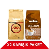 Qualità Oro + Crema E Aroma Çekirdek Kahve (1000gr) 2'Li Paket - 1