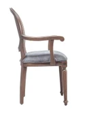 Madalyon Kolçaklı Hazeranlı Ahşap Klasik Sandalye thumbnail 10