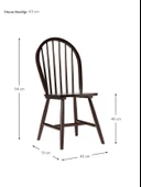 Tropico Amerikan Retro Ahşap Sandalye thumbnail 6