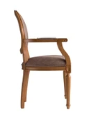 Madalyon Kolçaklı Ahşap Klasik Sandalye thumbnail 6