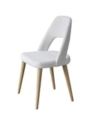 Norveç Natural İskandinav Ahşap Sandalye thumbnail 4