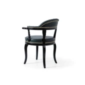 Majesta Kapitoneli Classic Ahşap Sandalye thumbnail 4