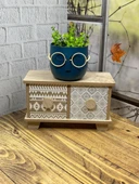 Hometarz Profesör Saksılar Yapay Çimli Sukulent Gözlüklü Saksı Bitki thumbnail 11