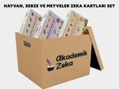 Hayvanlar, Meyveler ve Sebzeler Zeka Kartları - 1