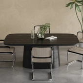 Barocco İtalyan Still Oval Ahşap Yemek Masası 100x180 thumbnail 8