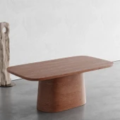 Barocco İtalyan Still Oval Ahşap Yemek Masası 100x200 thumbnail 10