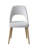 Norveç Natural İskandinav Ahşap Sandalye thumbnail 3