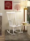 Dakota Rocker Amerikan Retro Ahşap Sallanır Sandalye thumbnail 1