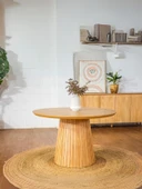 Mistral İskandinav Doğal Ahşap Mutfak Masası 120x120 thumbnail 1
