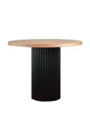 Arya Yuvarlak Ahşap Bohem Masa 110x110 thumbnail 11