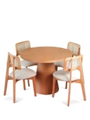 Pissa Natural Ahşap Yemek Masası 100x100 thumbnail 2