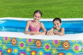 Bestway Funky Floral Şişme Aile Havuzu Jumbo Boy ( Çiçek Desenli ) - 6