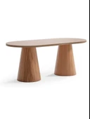 Nivara Bohem Ahşap Yemek Masası 90x180 thumbnail 2