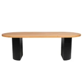 Zeno Oval Bohem Yemek Masası 90x180 thumbnail 5