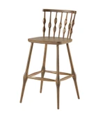 Natura Retro Ahşap Bar Sandalyesi thumbnail 7