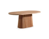 Savana Oval Ahşap Bohem Yemek Masası 90x170 thumbnail 9