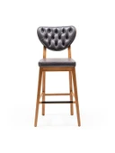 Olivya Ahşap Bar Sandalyesi thumbnail 1