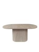 Lucca Oval Traverten Masa, 90x170 thumbnail 3