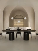 Majestica İtalyan Still Ahşap Yemek Masası 90x200 thumbnail 1