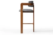 Narvik İskandinav Ahşap Bar Sandalyesi thumbnail 7