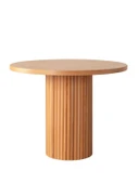 Arya Yuvarlak Ahşap Bohem Masa 100x100 thumbnail 2