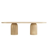 Majestica İtalyan Still Ahşap Yemek Masası 90x200 thumbnail 8