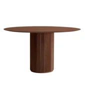 Breeze Yuvarlak Ahşap Bohem Masa 130x130 thumbnail 12