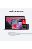 AUKEY Cb-cd45-wh Pd Naylon Örgülü Type-c Type-c Şarj Kablosu 0.9m thumbnail 6