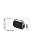 shaza 250w Ses Çıkışı Mikrofonlu Taşınabilir Bluetooth Hoparlör Siyah - 3