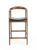 Helsinki İskandinav Ahşap Bar Sandalyesi thumbnail 1