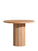 Arya Yuvarlak Ahşap Bohem Masa 110x110 thumbnail 2