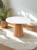 Milas Natural Ahşap Bohem Yemek Masası 100x100 thumbnail 4