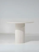 Breeze Yuvarlak Ahşap Bohem Masa 90x90 thumbnail 2