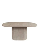 Lucca Oval Traverten Masa, 90x170 thumbnail 2