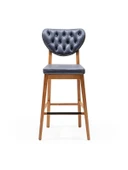 Olivya Ahşap Bar Sandalyesi thumbnail 10