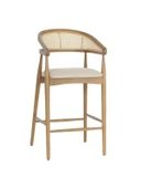 Gazel Hazeranlı Ahşap Bar Sandalyesi thumbnail 1