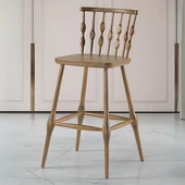 Natura Retro Ahşap Bar Sandalyesi thumbnail 10