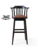 Arven Döner Ahşap Bar Sandalyesi thumbnail 1
