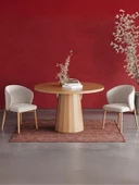 Odessa İskandinav Doğal Ahşap Mutfak Masası 100x100 thumbnail 1