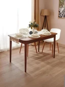 Ludovica Fransız Retro Still Açılır Yemek Masası 80x120 thumbnail 1