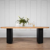 Zeno Oval Bohem Yemek Masası 90x180 thumbnail 6