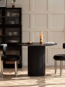 Breeze Yuvarlak Ahşap Bohem Masa 90x90 thumbnail 1