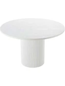 Breeze Yuvarlak Ahşap Bohem Masa 120x120 thumbnail 4