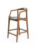 Helsinki İskandinav Ahşap Bar Sandalyesi thumbnail 2