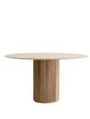 Breeze Yuvarlak Ahşap Bohem Masa 120x120 thumbnail 10